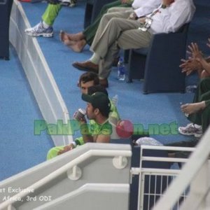 Pakistan Team's Dug Out