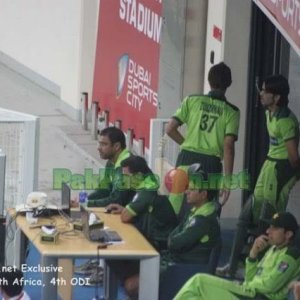 Pakistan Team's Dug Out