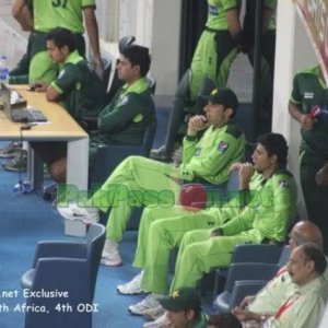 Pakistan Team's Dug Out