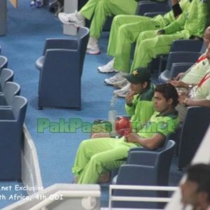 Pakistan Team's Dug Out