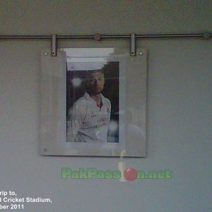 Flintoff Picture at Old Trafford