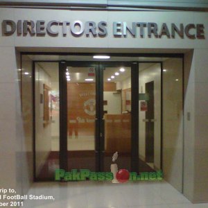 Old Trafford Director Entrance