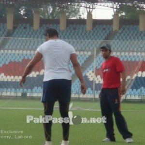 Shoaib Akhtar and Azeem Ghumman