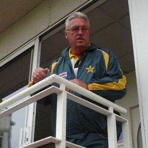 Bob Woolmer at the Oval