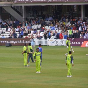 Pakistan Players Warmup