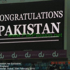 Congratulations Pakistan