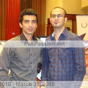 PPer Junaid with Yasir Hameed