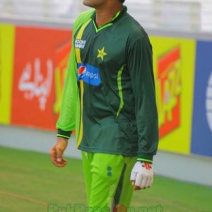 Azhar Ali looks on