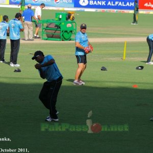 Some more catching practice for the Sri Lankan squad