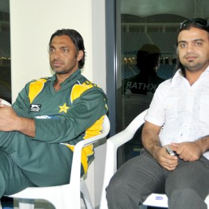 Shoaib Akhtar with me!!!