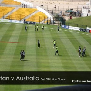 Pakistan team's pre-match practice