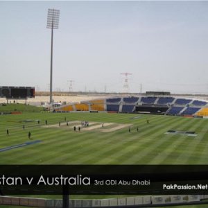 Pakistan v Australia - 3rd ODI at Abu Dhabi