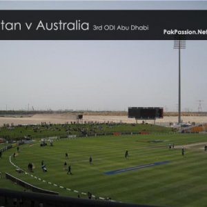 Pakistan v Australia - 3rd ODI at Abu Dhabi