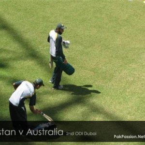 Time for some batting practice for Shahid Afridi