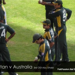 Pakistan v Australia - 3rd ODI at Abu Dhabi