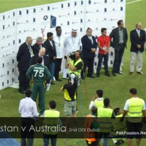 Post-match presentation ceremony