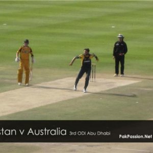 Pakistan v Australia - 3rd ODI at Abu Dhabi