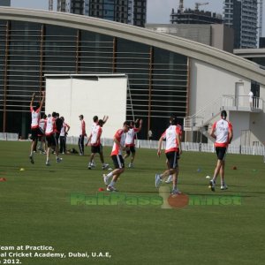 England players in practice drills