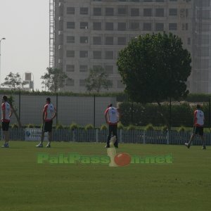 England players practicing