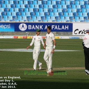 Pakistan vs England | First Test : Day 1 | 17 January 2012 | Dubai Sports C