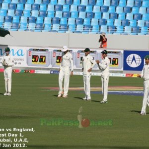 Pakistan vs England | First Test : Day 1 | 17 January 2012 | Dubai Sports C