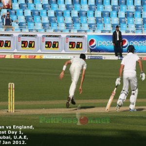 Pakistan vs England | First Test : Day 1 | 17 January 2012 | Dubai Sports C