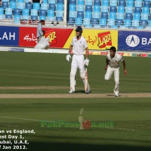 Pakistan vs England | First Test : Day 1 | 17 January 2012 | Dubai Sports C