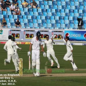 Pakistan vs England | First Test : Day 1 | 17 January 2012 | Dubai Sports C