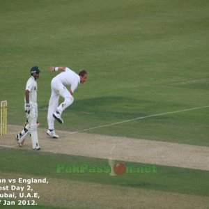 Pakistan vs England | First Test : Day 2 | 18 January 2012 | Dubai |