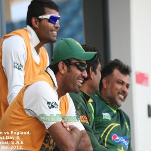 Wahab Riaz and Umar Akmal