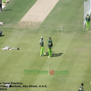 Pakistan's Training Session at Shiekh Zayed Stadium | Abu Dhabi | 23 Januar