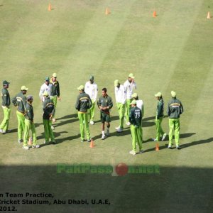 Pakistan's Training Session at Shiekh Zayed Stadium | Abu Dhabi | 23 Januar