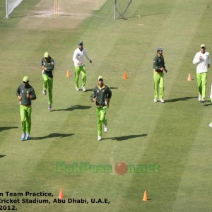 Pakistan's Training Session at Shiekh Zayed Stadium | Abu Dhabi | 23 Januar