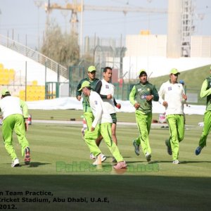 Pakistan's Training Session at Shiekh Zayed Stadium | Abu Dhabi | 23 Januar