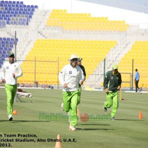 Pakistan's Training Session at Shiekh Zayed Stadium | Abu Dhabi | 23 Januar