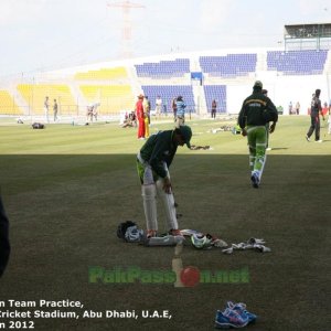 Pakistan's Training Session at Shiekh Zayed Stadium | Abu Dhabi | 24 Januar