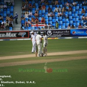 Younis Khan and Azhar Ali chat between the overs