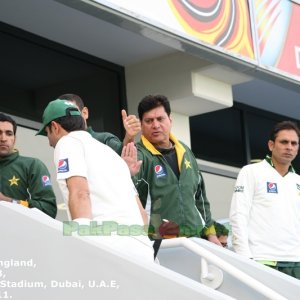 Umar Gul, Mohsin Khan and Abdur Rehman