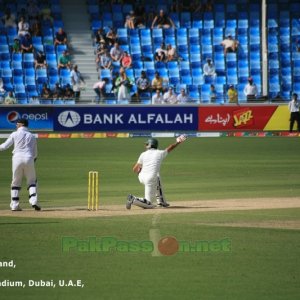 Umar Gul sweeps one