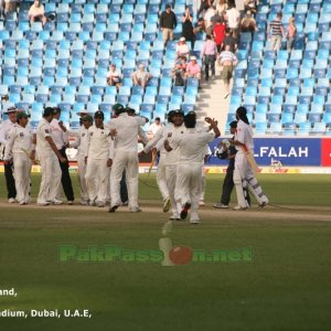 46.8. Pakistan team celebration