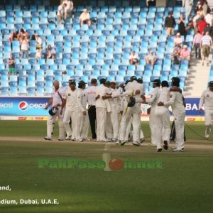 46.9. Pakistan team celebration