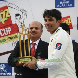 66. Misbah ul Haq and the Trophy