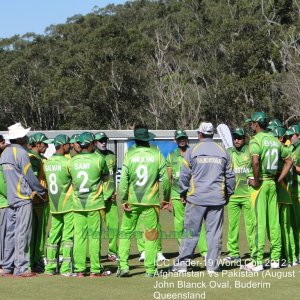 Pak U-19 team talk