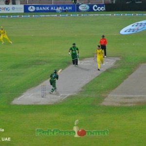 Hafeez playing shot