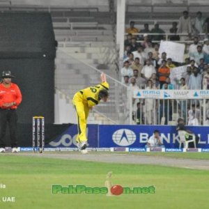 Hafeez batting