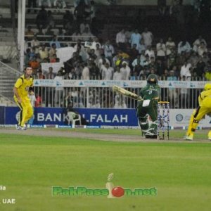 Muhammad Hafeez playing reverse sweep