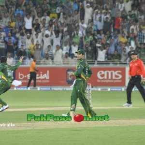 Saeed Ajmal and Umar Akmal