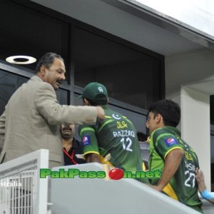 Players returning to dressing room