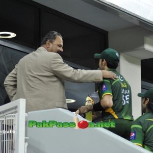 Players returning to dressing room