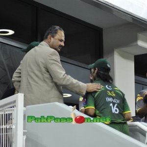 Players returning to dressing room